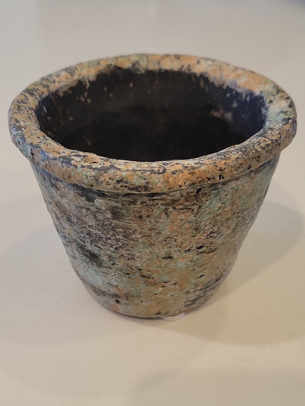 Vintage Rustic Heavyweight Flower Pot